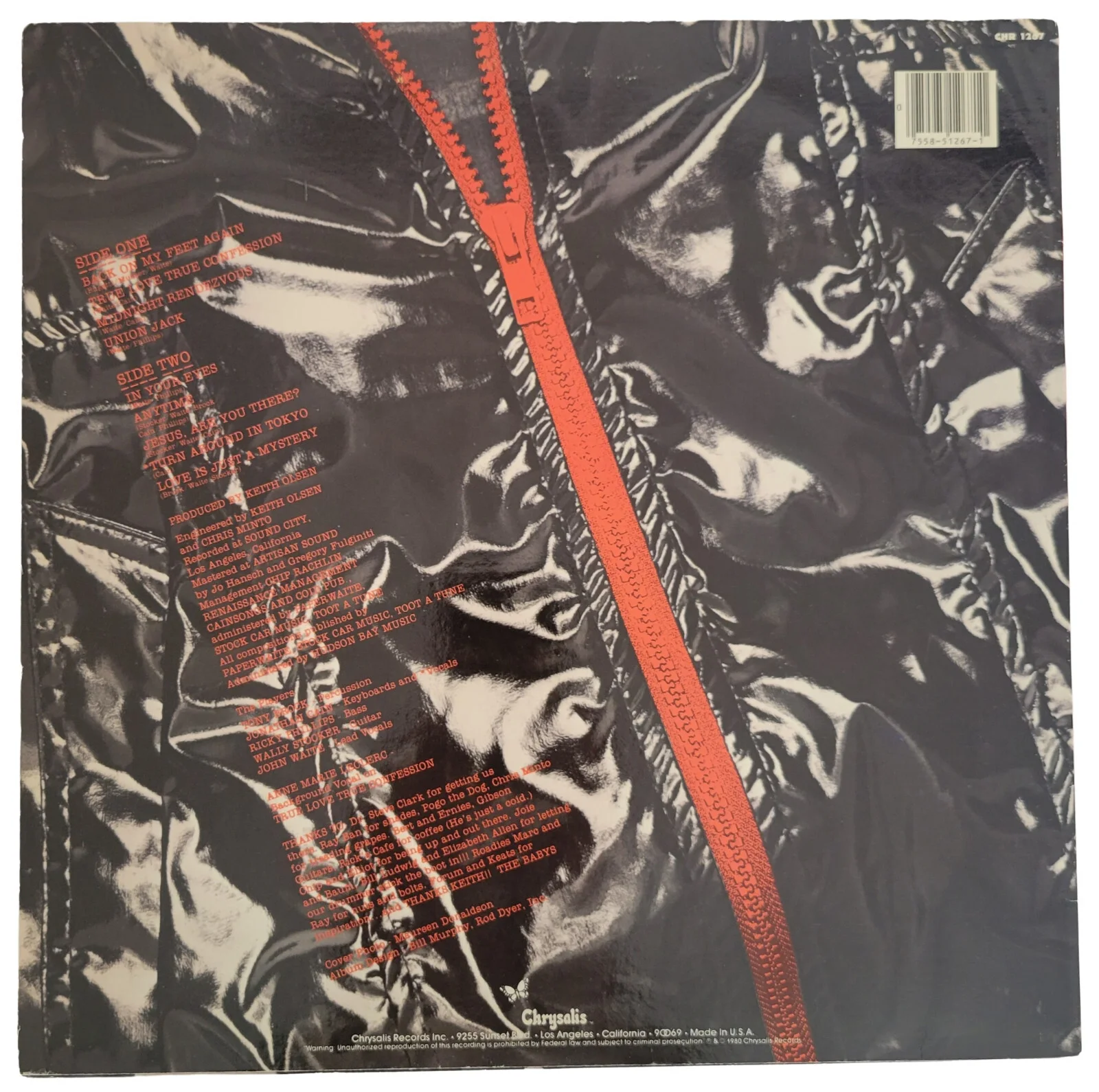 John Waite Jonathan Cain Signed Babys Union Jacks Album Proof Autographed Vinyl, изображение 4