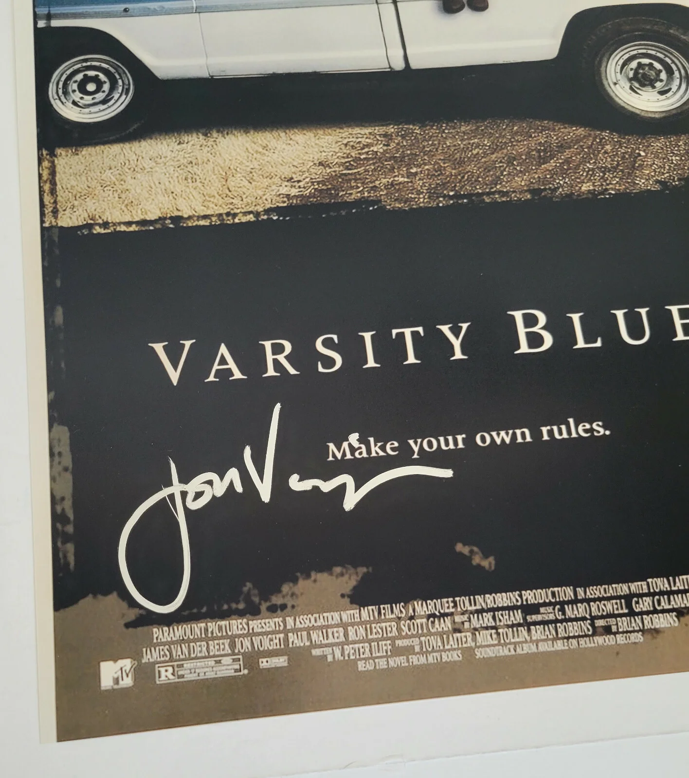 Jon Voight — Jon Voight signed Varsity Blues Texas Coyotes 12x18 poster photo COA exact proof, изображение 3