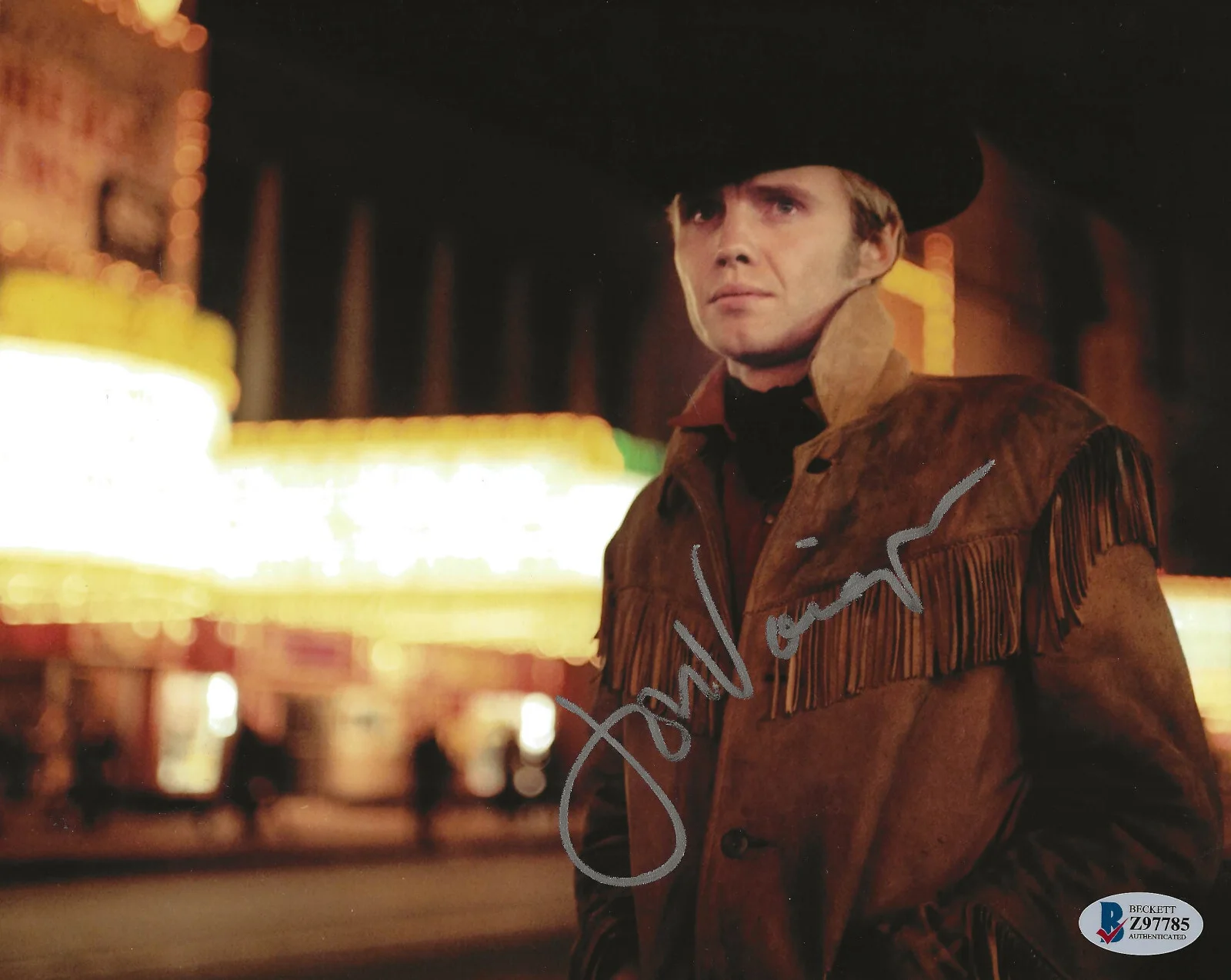 Jon Voight — Jon Voight actor signed Midnight Cowboy 8x10 photo Beckett COA Proof autographed, изображение 2