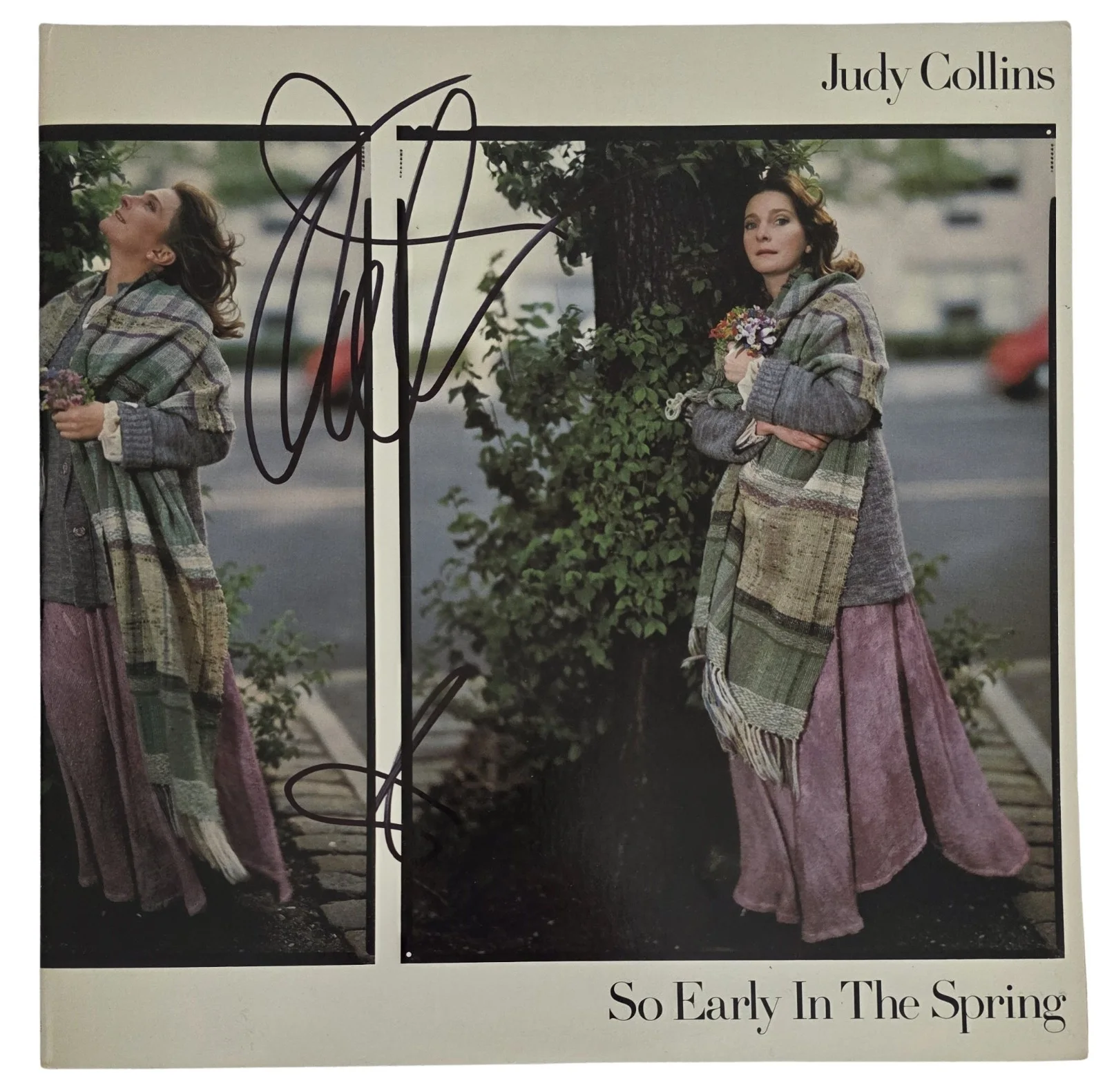 Judy Collins Signed So Early in the Spring Album COA Proof Autographed Vinyl, изображение 3