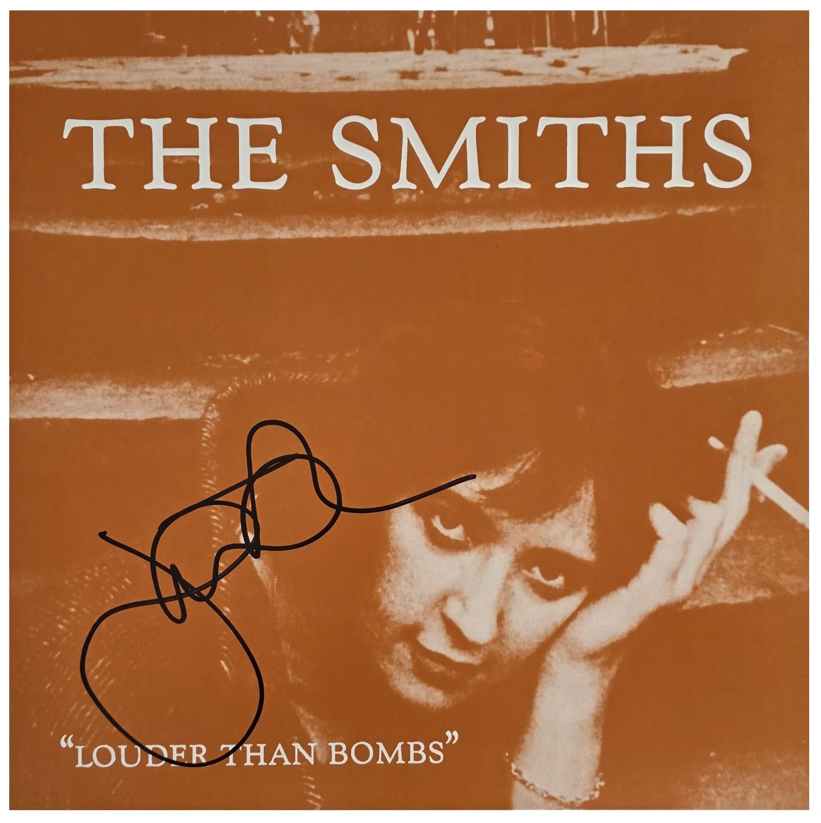 Johnny Marr Signed The Smiths Louder Than Bombs Album Proof Autographed Vinyl, изображение 3
