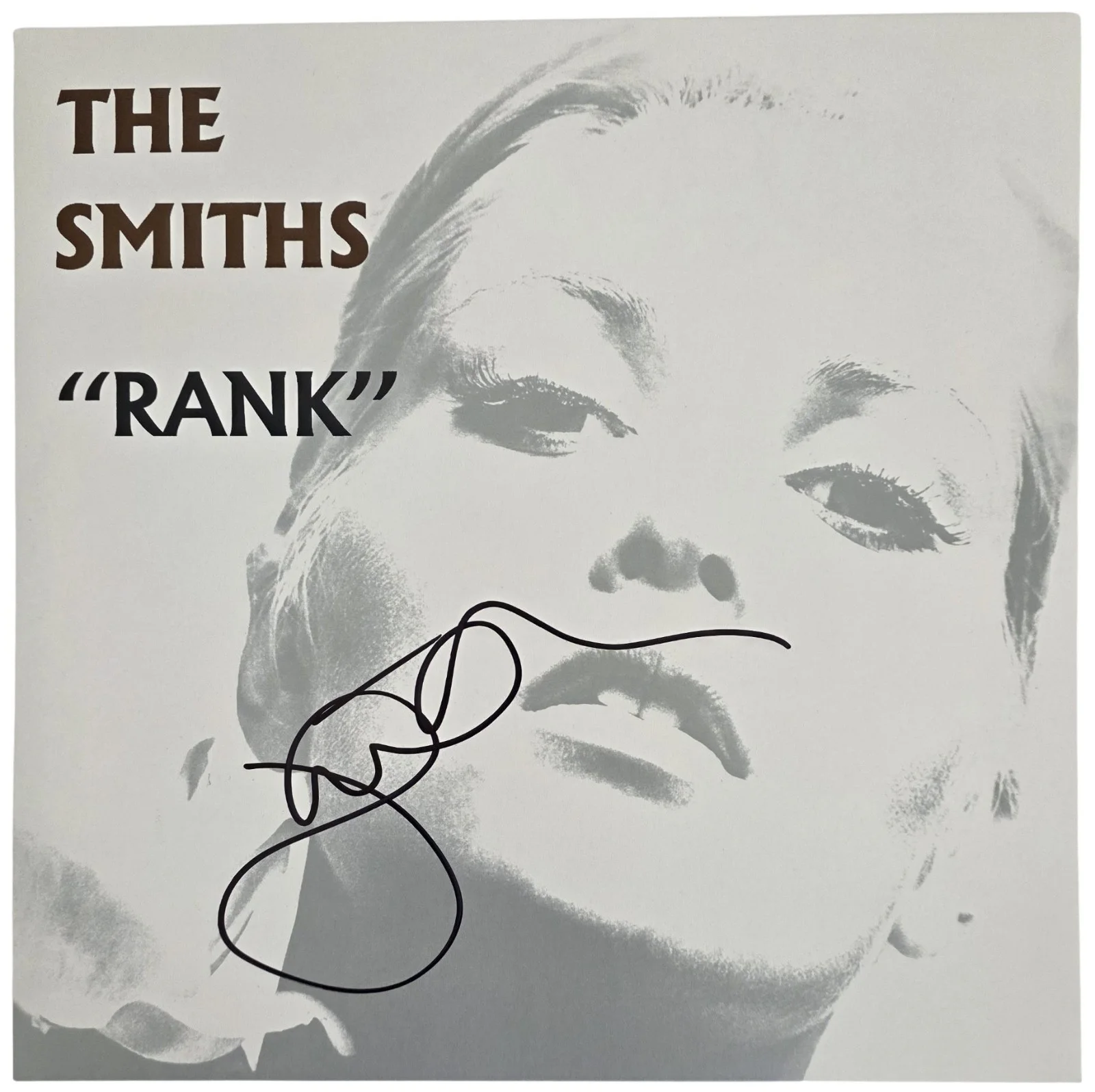 Johnny Marr Signed The Smiths Rank Album COA Proof Autographed Vinyl Record, image 4