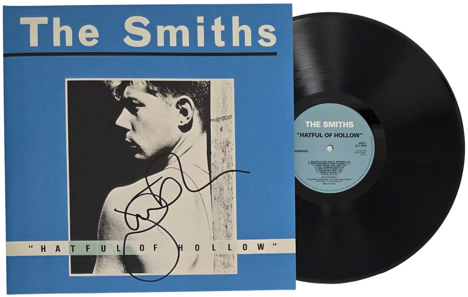 Johnny Marr Signed The Smiths Hatful of Hollow Album COA Proof Autographed Vinyl, изображение 2