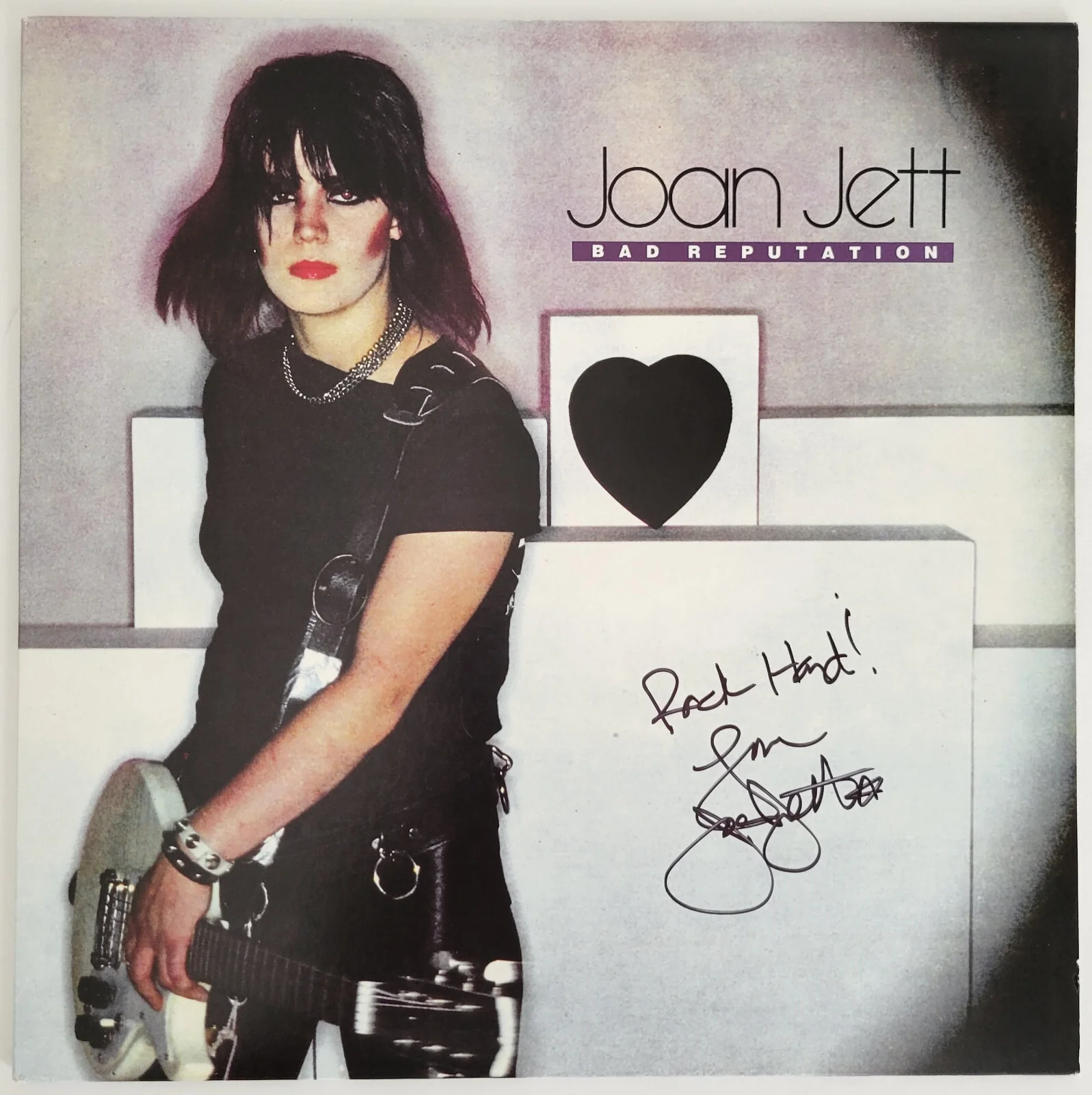 Joan Jett Signed Bad Reputation Album Exact Proof COA Autographed Vinyl Record, изображение 3