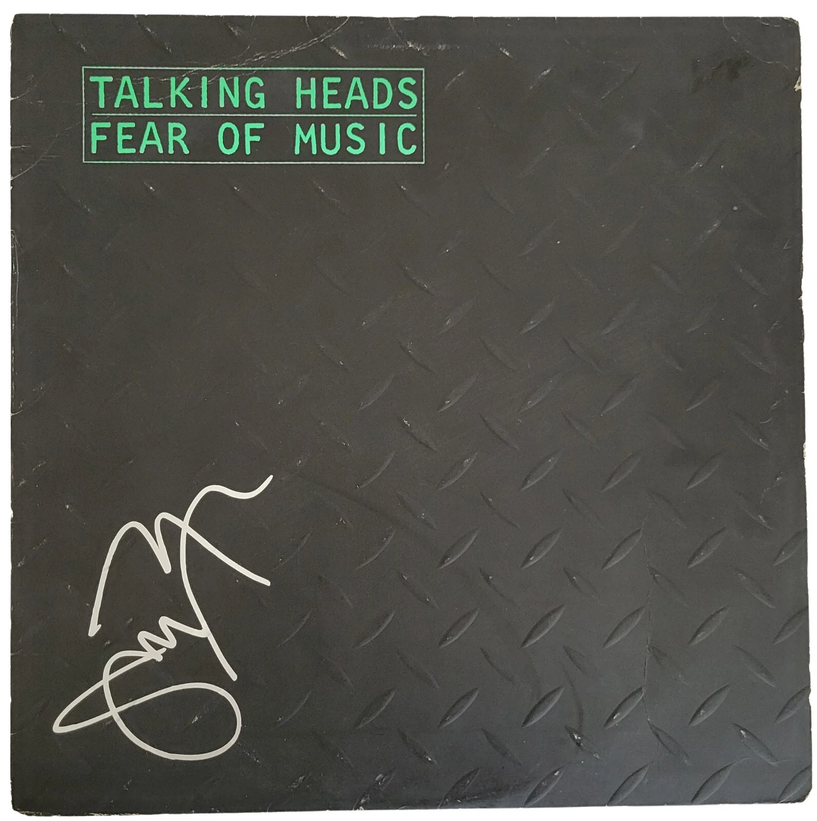 Jerry Harrison signed Talking Heads Fear of Music album vinyl COA exact proof, изображение 3