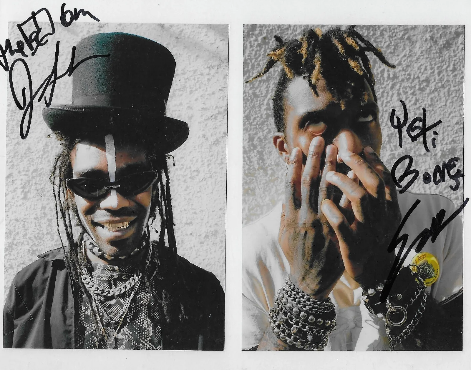 Ho99o9 Yeti Bone/Eaddy & The OGM signed 8x10 photo COA Proof HORROR autographed., image 2