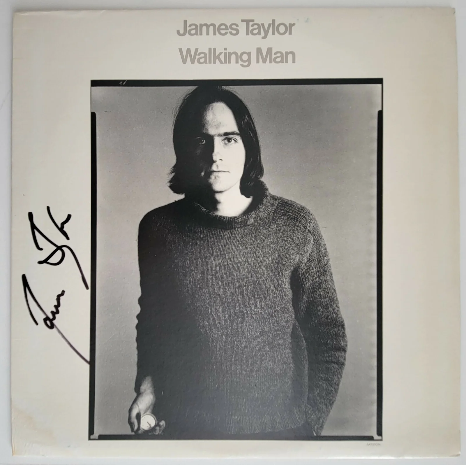 James Taylor signed autographed Walking Man album vinyl COA exact proof, image 3