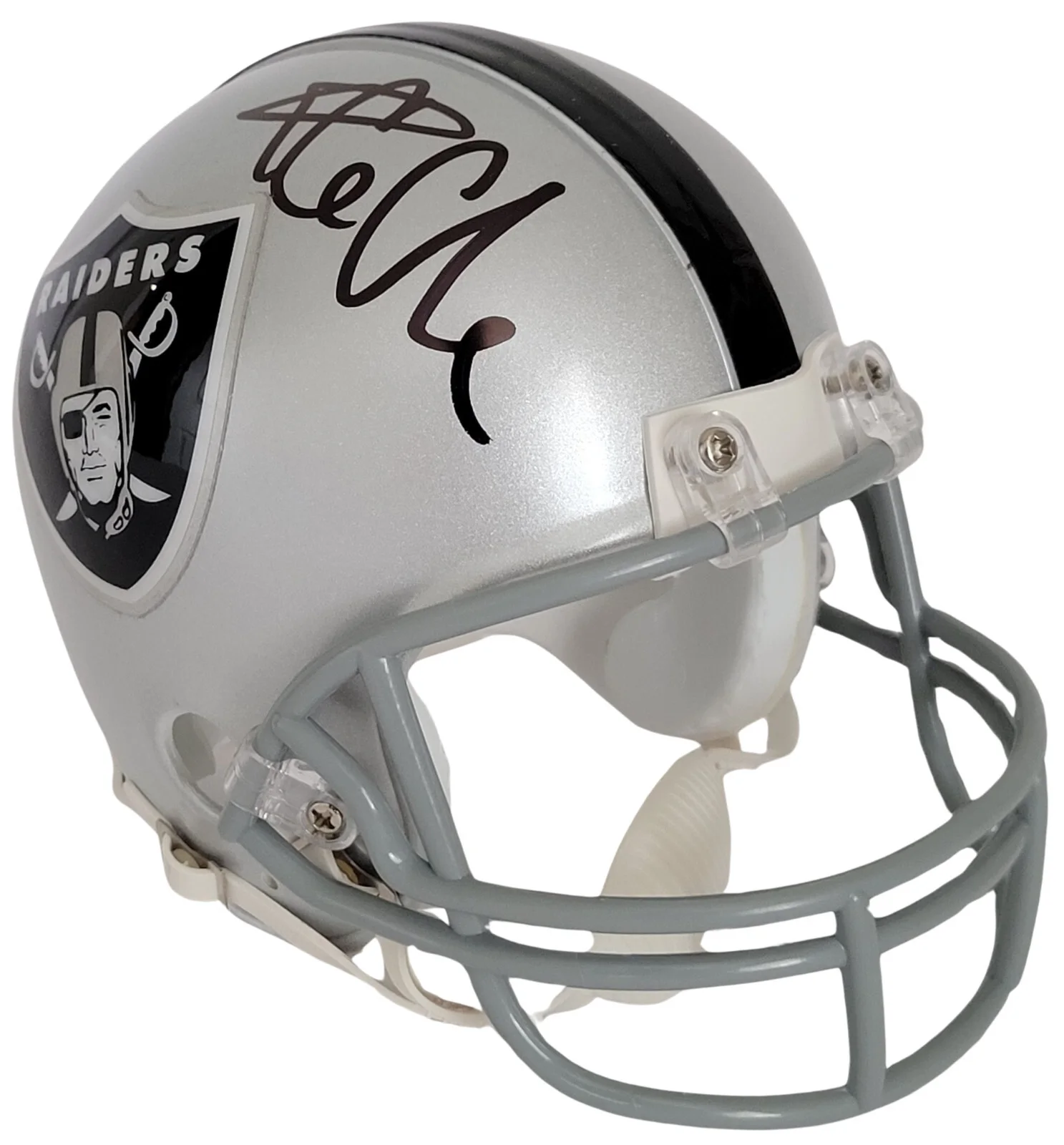 Ice Cube Signed Los Angeles Raiders Helmet Proof Autographed LA Oakland Vegas, image 2
