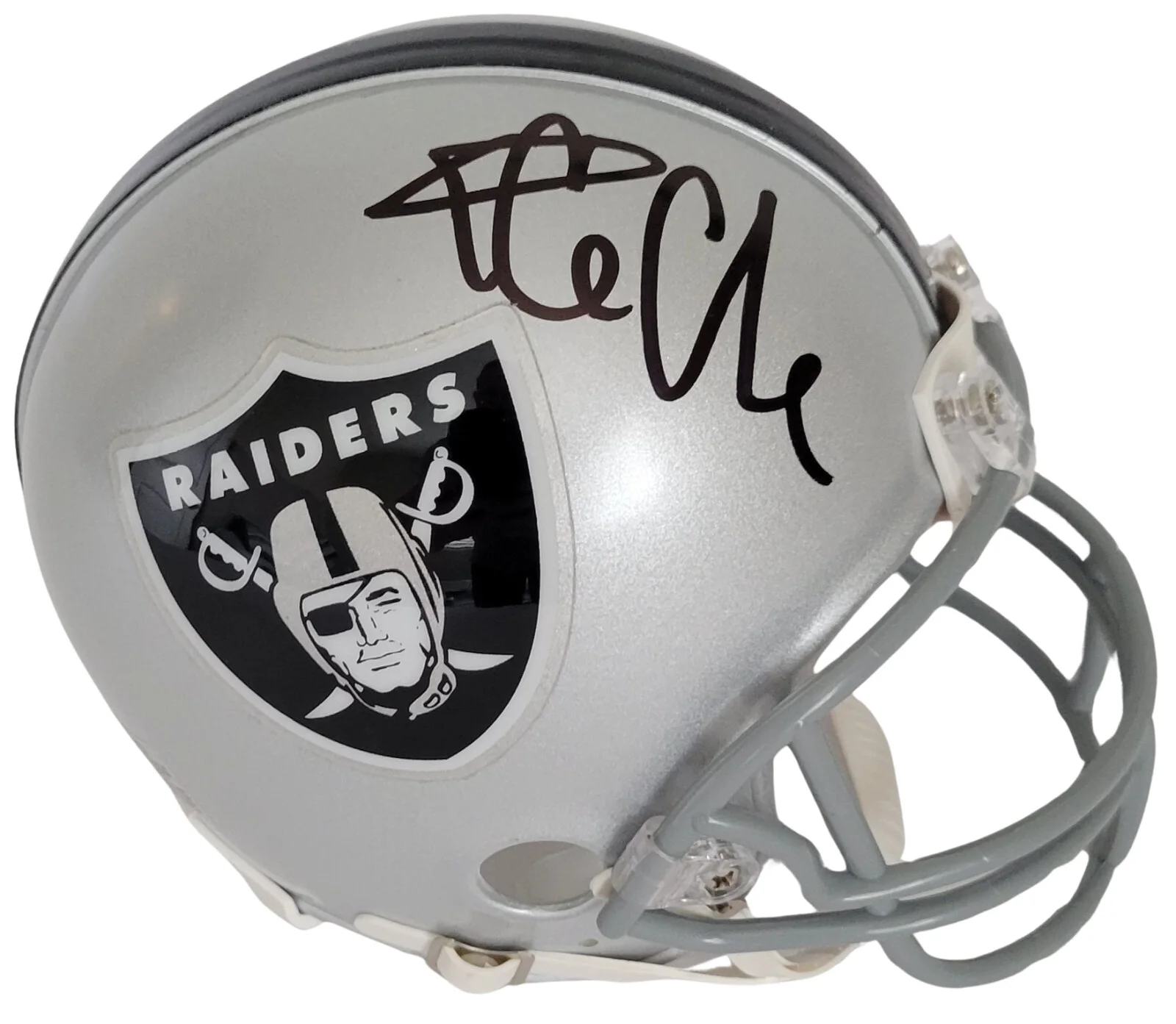 Ice Cube Signed Los Angeles Raiders Helmet Proof Autographed LA Oakland Vegas, image 5