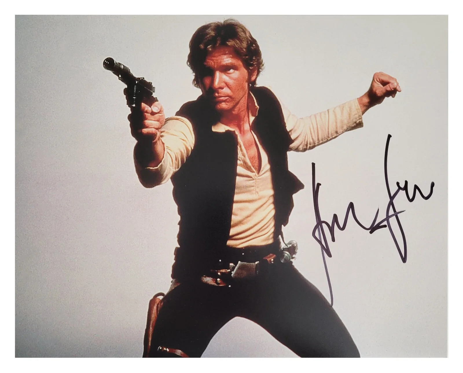 Harrison Ford — Harrison Ford Signed Star Wars Han Solo 11x14 Photo COA Exact Proof Autographed, image 2