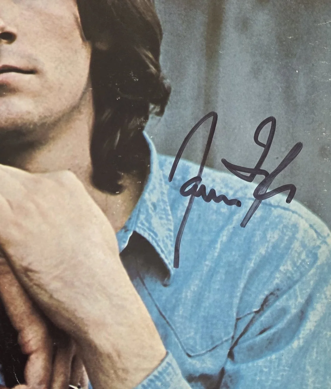James Taylor Signed Sweet Baby James Album Vinyl Record COA Exact Proof Auto, изображение 3
