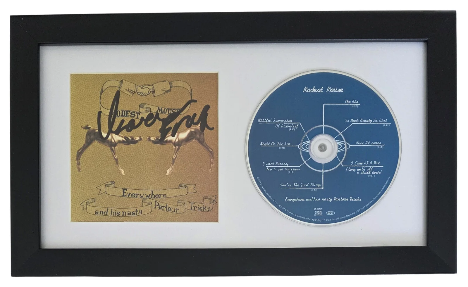 Isaac Brock Signed Modest Mouse Everywhere and his Nast CD COA Proof Autographed, image 2
