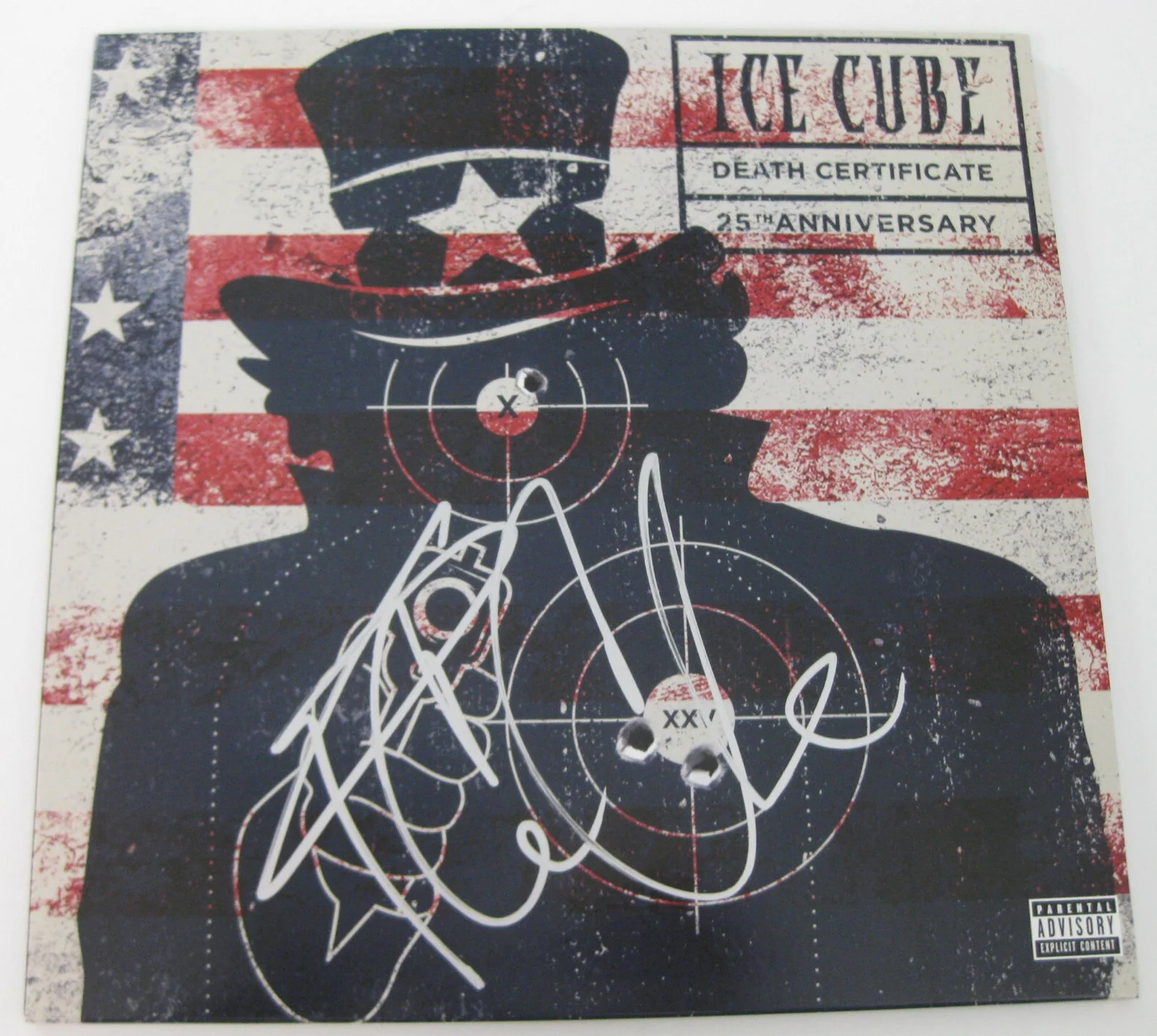 Ice Cube signed Death Certificate 25TH Anniversary vinyl album proof Beckett BAS, image 3