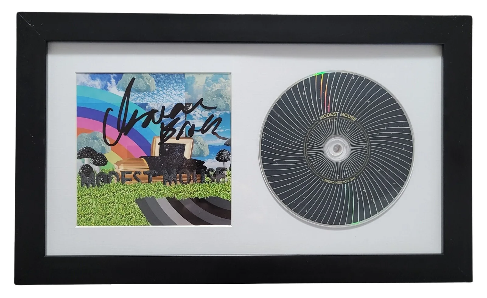Isaac Brock Signed Modest Mouse The Golden Casket CD COA Exact Proof Autographed, изображение 2