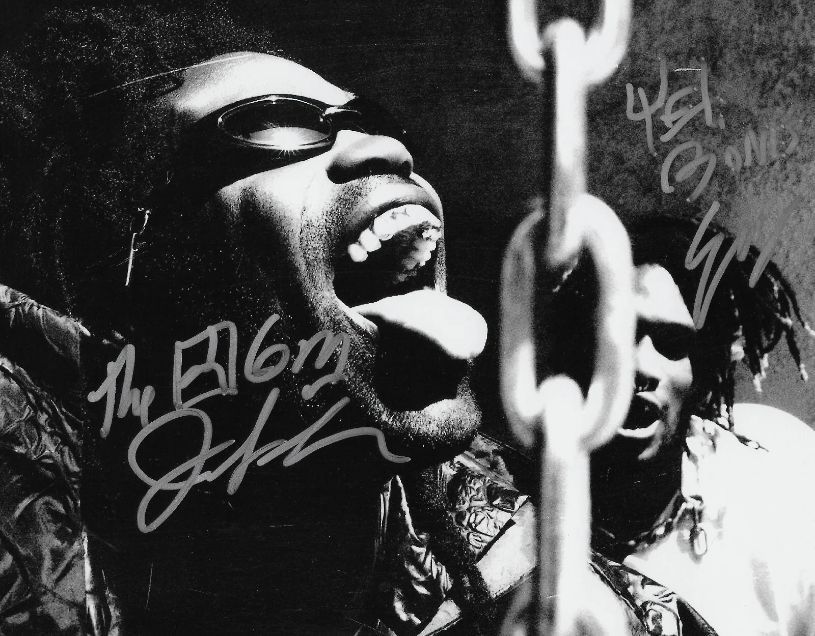 Ho99o9 Yeti Bone/Eaddy & The OGM signed 8x10 photo COA Proof HORROR autographed, изображение 2