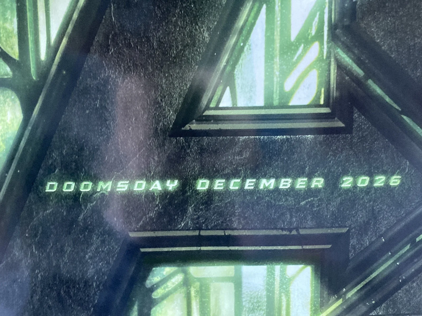 AVENGERS DOOMSDAY Teaser Original One Sheet Cinema Poster. MARVEL, image 2