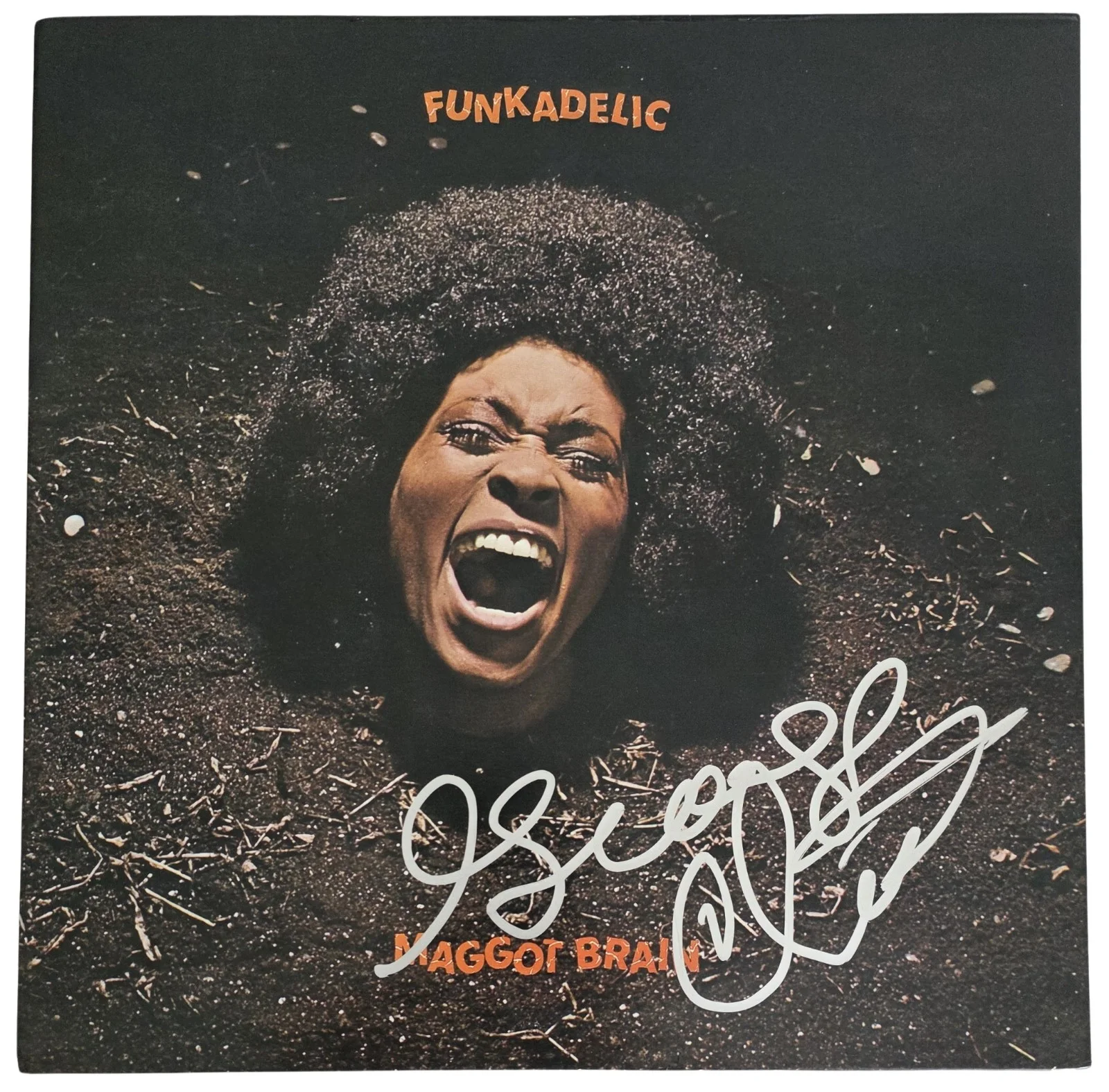 George Clinton Signed Funkadelic Maggot Brain Album COA Proof Autographed Vinyl, image 3