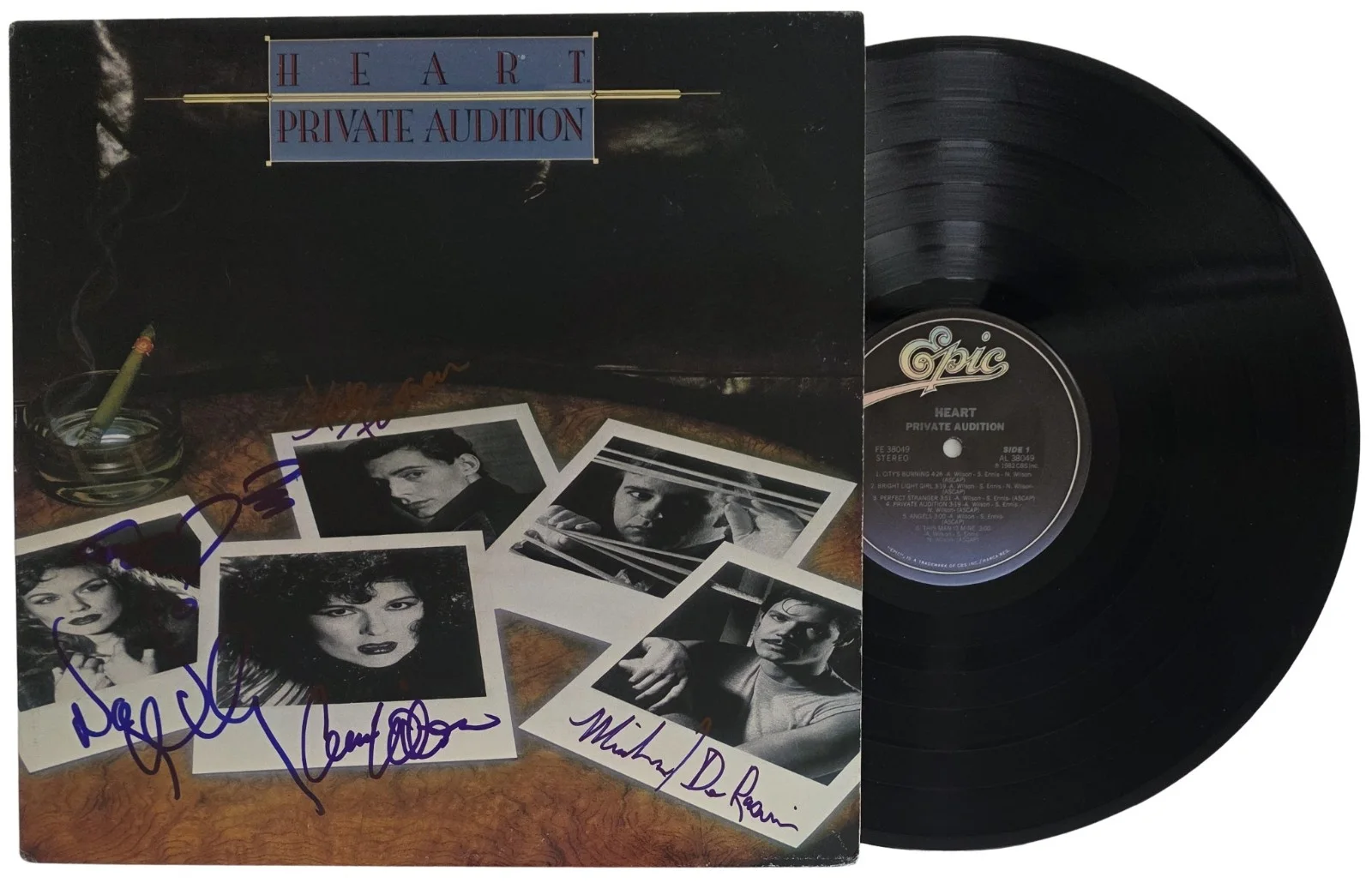 Heart Band Signed Private Audition Album COA Proof Autographed Vinyl Record, изображение 2