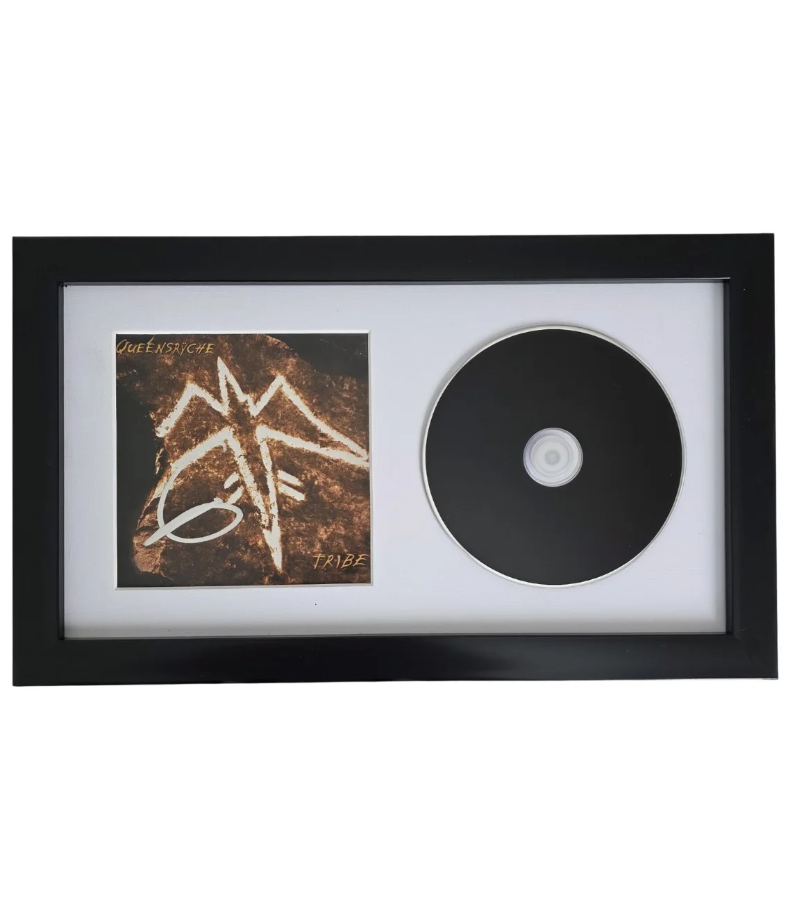 Geoff Tate Signed Queensryche Tribe CD Framed COA Exact Proof Autographed 12X7, image 3