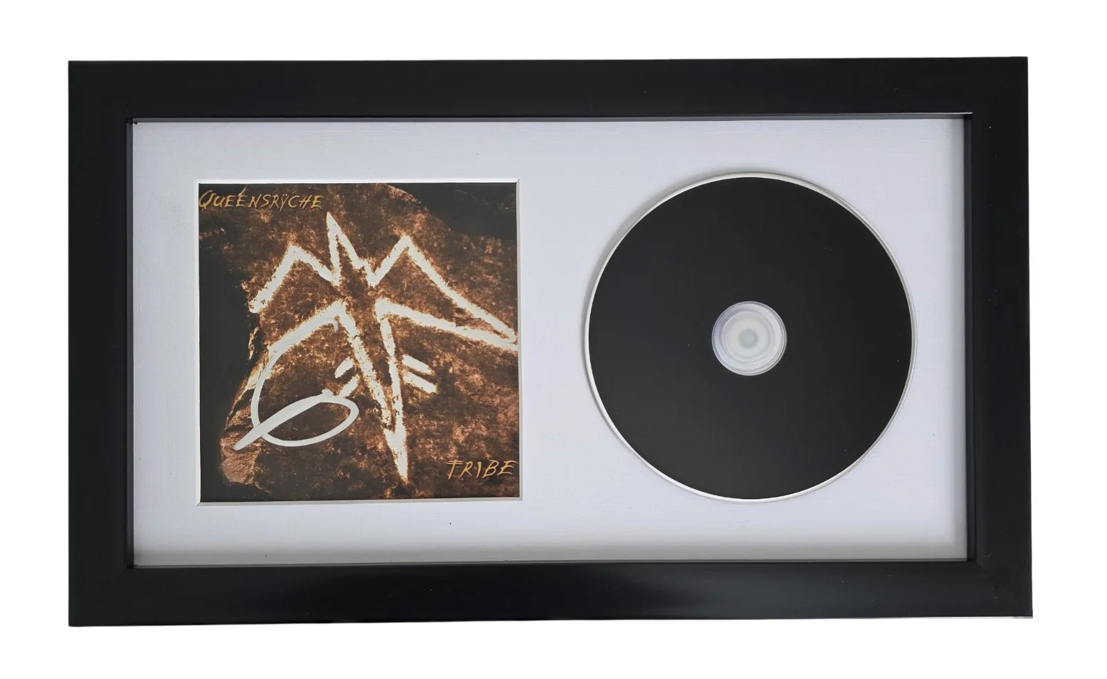 Geoff Tate Signed Queensryche Tribe CD Framed COA Exact Proof Autographed 12X7, image 4