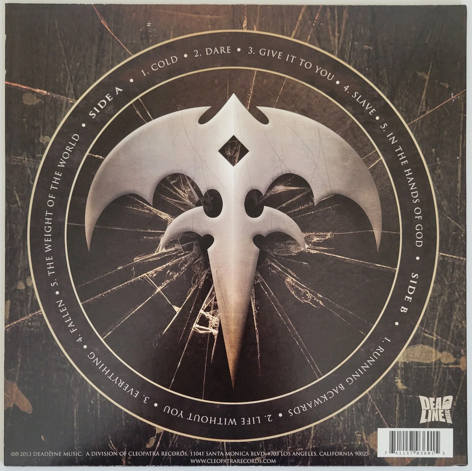 Geoff Tate signed Queensryche Frequency Unknown album vinyl COA proof autograph, image 4