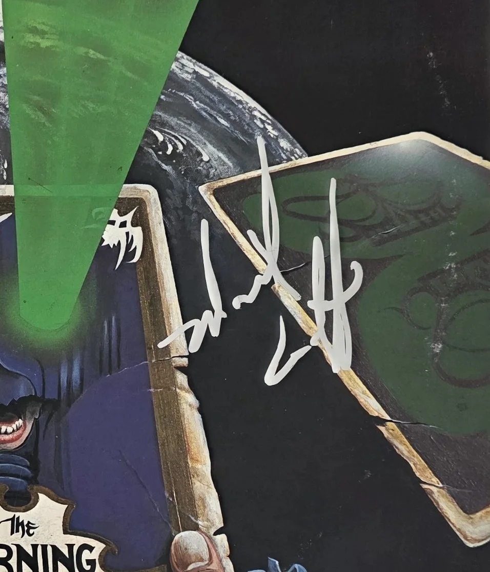 Geoff Tate Signed Queensryche The Warning Album COA Proof Autographed Vinyl, изображение 5