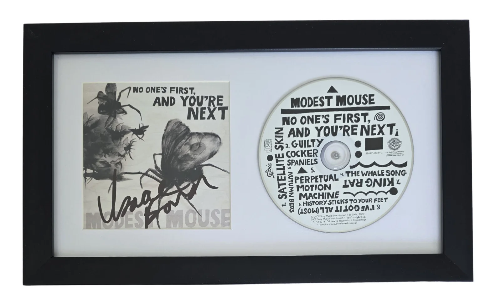 Isaac Brock Signed Modest Mouse No Ones First and Your Next CD Proof Autographed, image 2