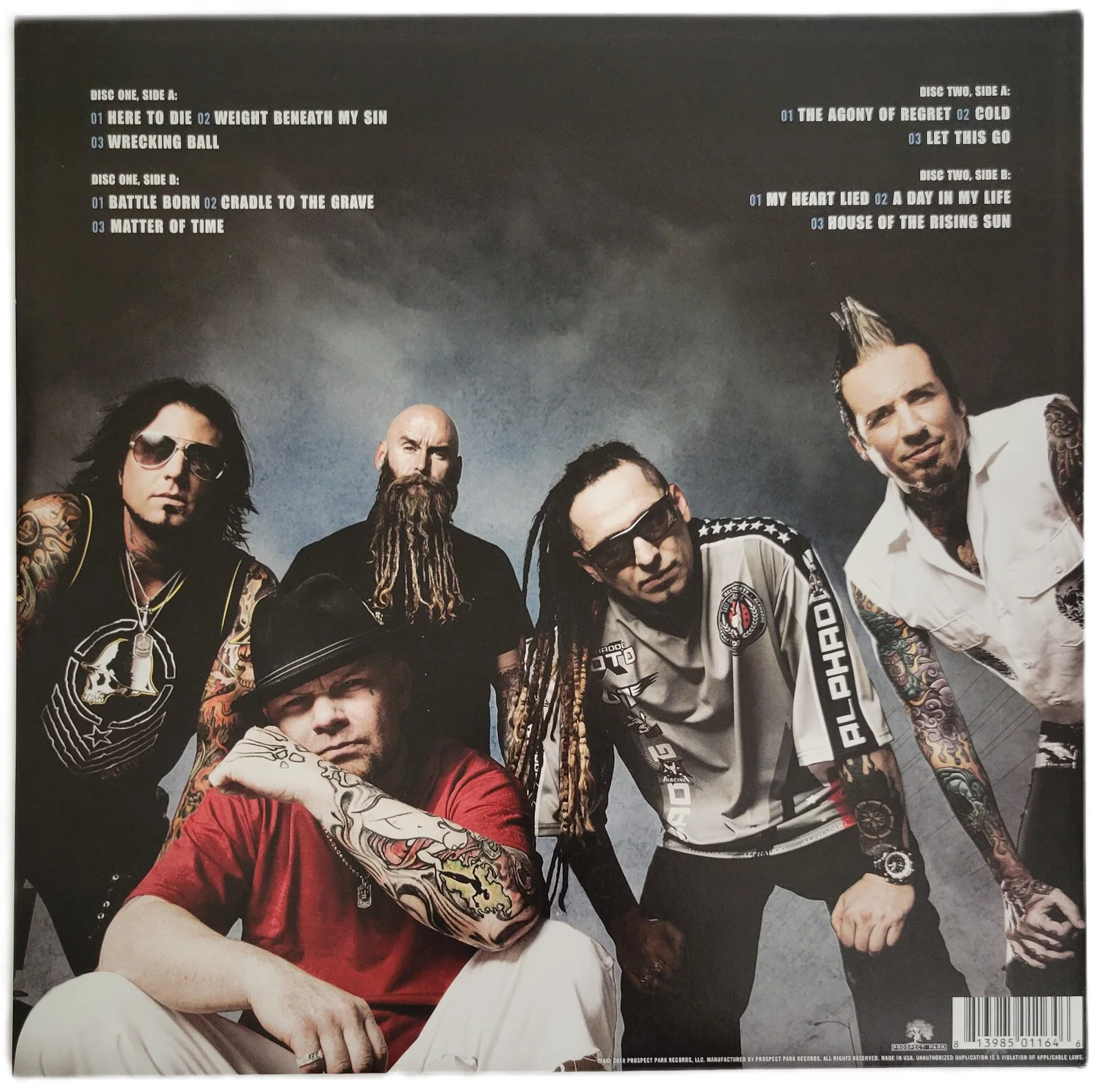 Ivan Moody Signed Five Finger Death Punch The Wrong Side.. Album COA Proof Vinyl, image 4