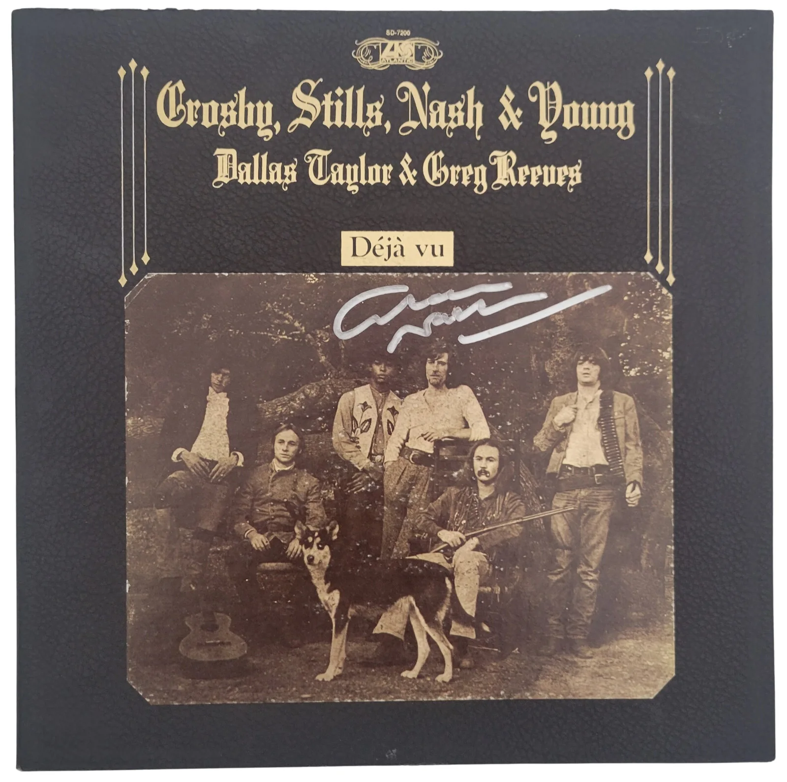 Graham Nash Signed Crosby Stills Nash & Young Deja Vu Album Vinyl COA Proof, image 3