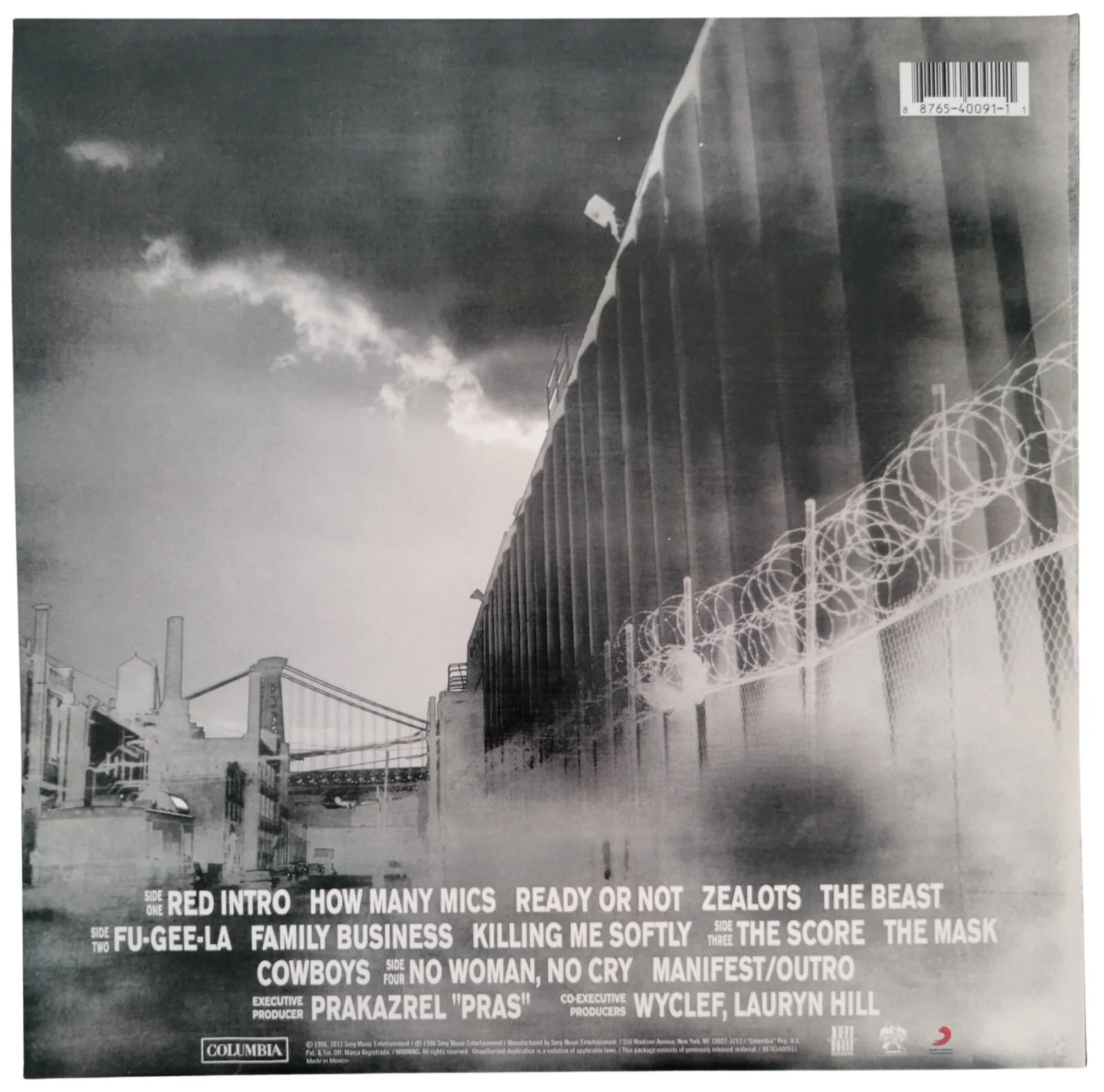 Fugees Signed The Score Album Proof Autographed Vinyl Record Lauryn,Pras,Wyclef, изображение 4