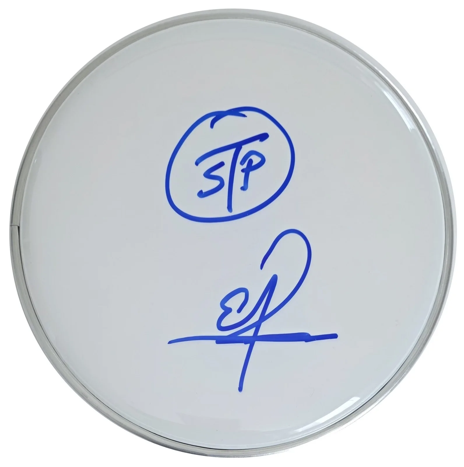 Eric Kretz Stone Temple Pilots Drummer Signed Drumhead COA Proof Autographed, image 2