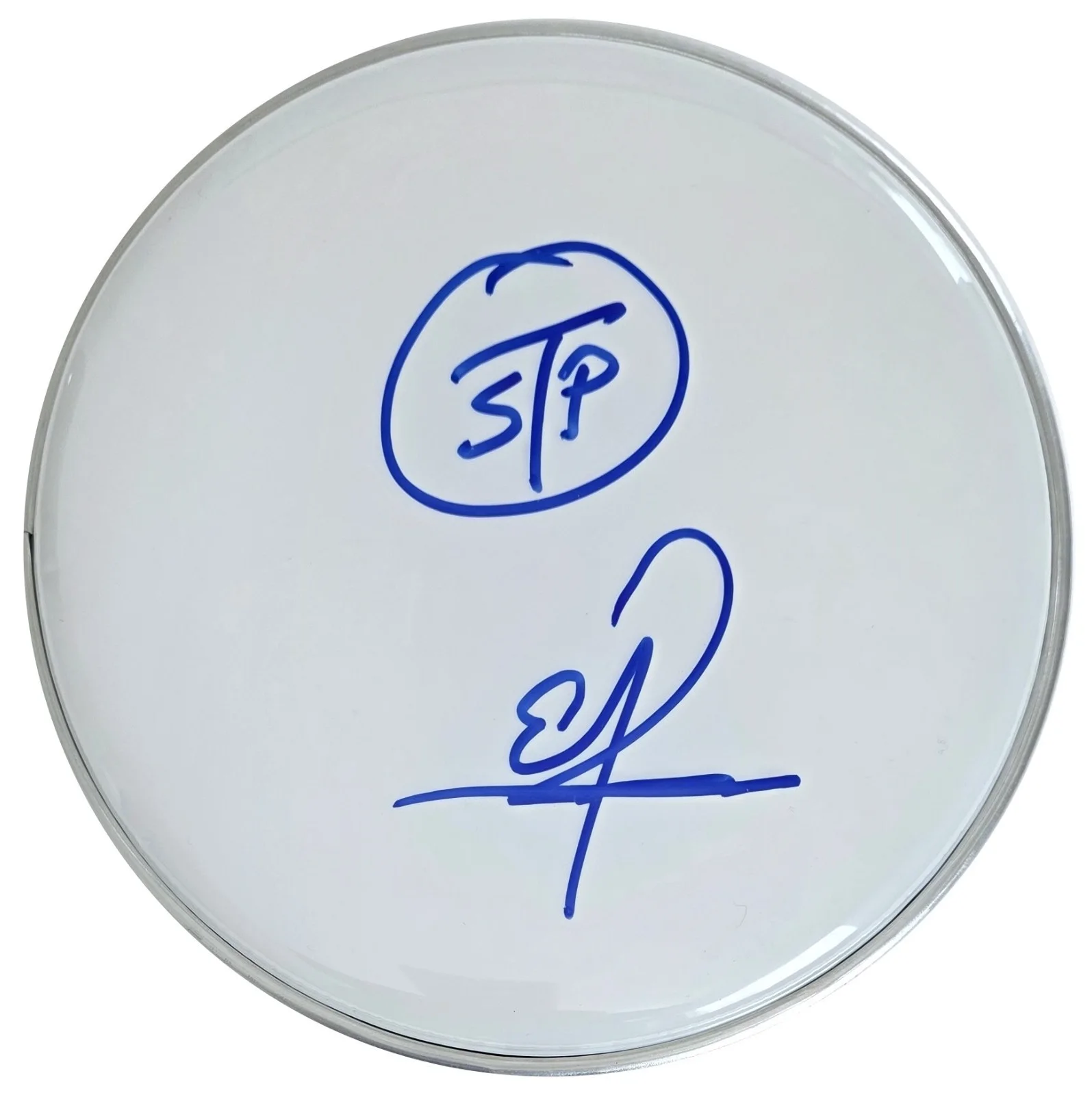 Eric Kretz Stone Temple Pilots Drummer Signed Drumhead COA Proof Autographed, image 3