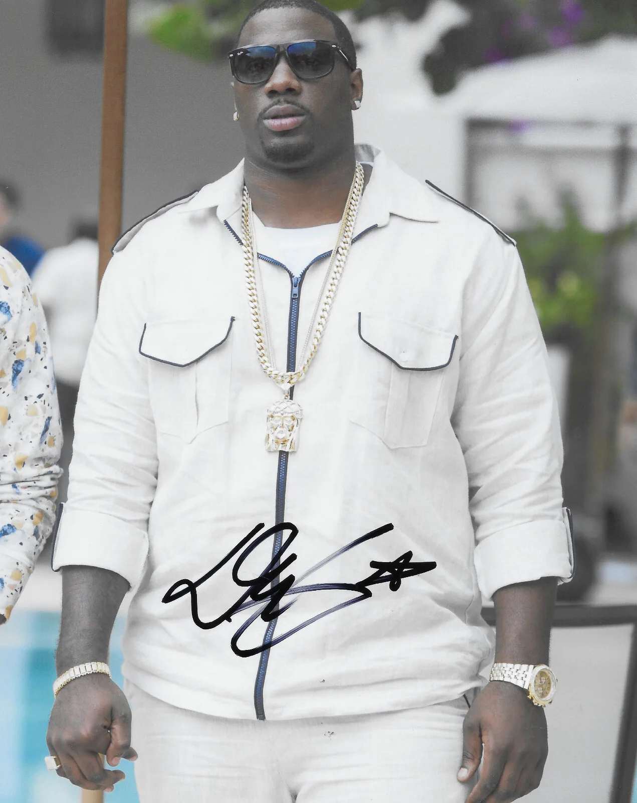 Donovan Carter — Donovan Carter Signed 8x10 Photo COA Exact Proof Autographed Ballers Actor, image 2