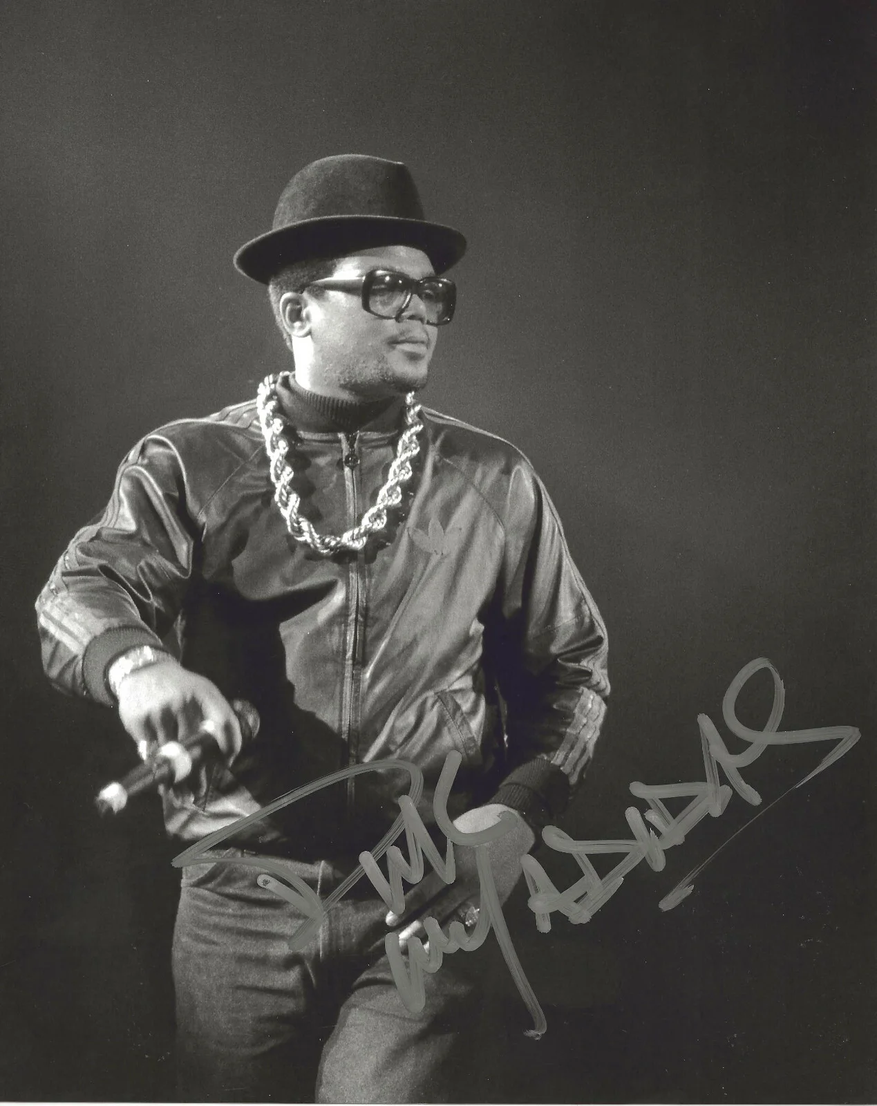 Darryl McDaniels Run DMC Rapper signed 8x10 photo COA exact proof. autographed, image 2