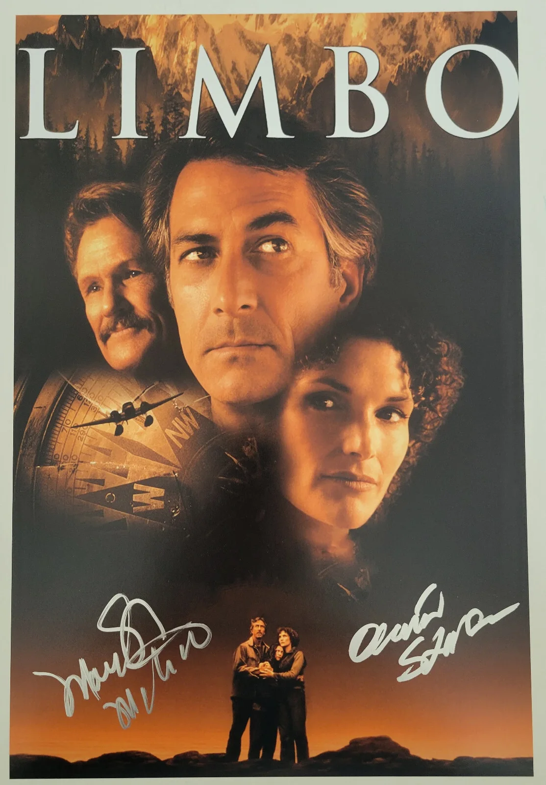 David Strathairn Mary Elizabeth Mastrantonio — David Strathairn Mary Elizabeth Mastrantonio signed Limbo 12x18 photo proof COA, image 2
