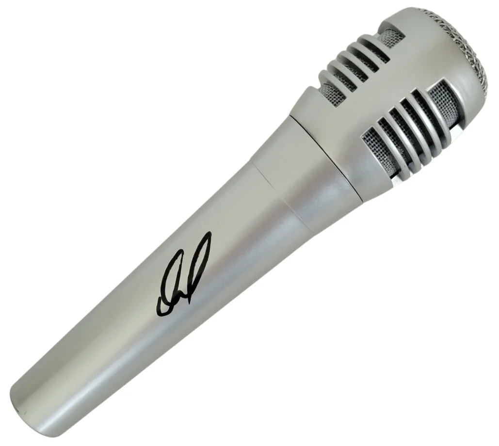 David Draiman Signed Microphone Autographed Mic COA Exact Proof Disturbed Singer, image 2