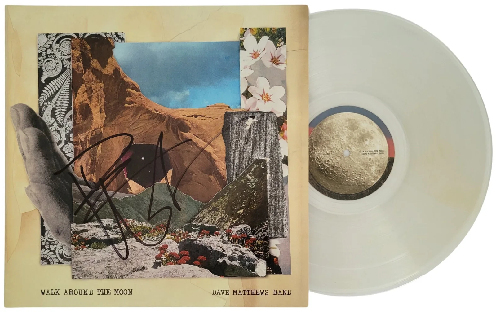 Dave Matthews Signed Walk Around The Moon Album COA Proof Autographed Vinyl LP, image 2
