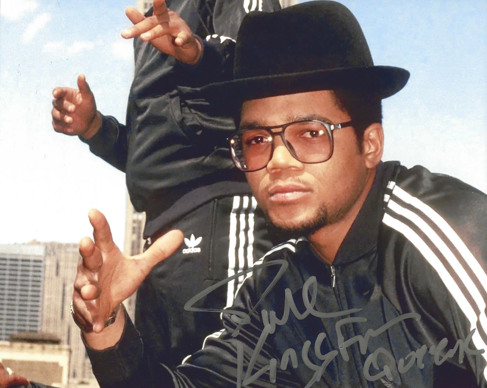Darryl McDaniels Run DMC Rapper signed 8x10 photo COA exact proof autographed., image 2