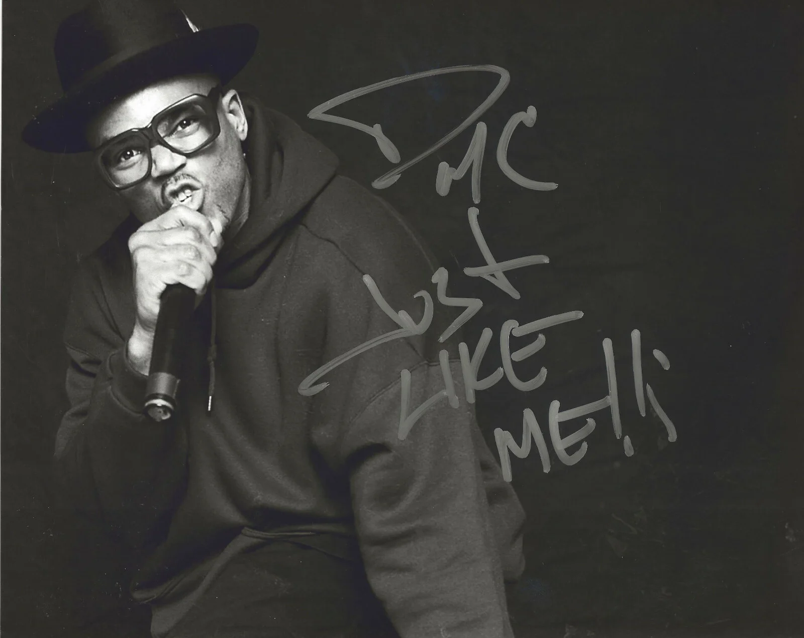 Darryl McDaniels Run DMC Rapper signed 8x10 photo COA exact proof. autographed., image 2
