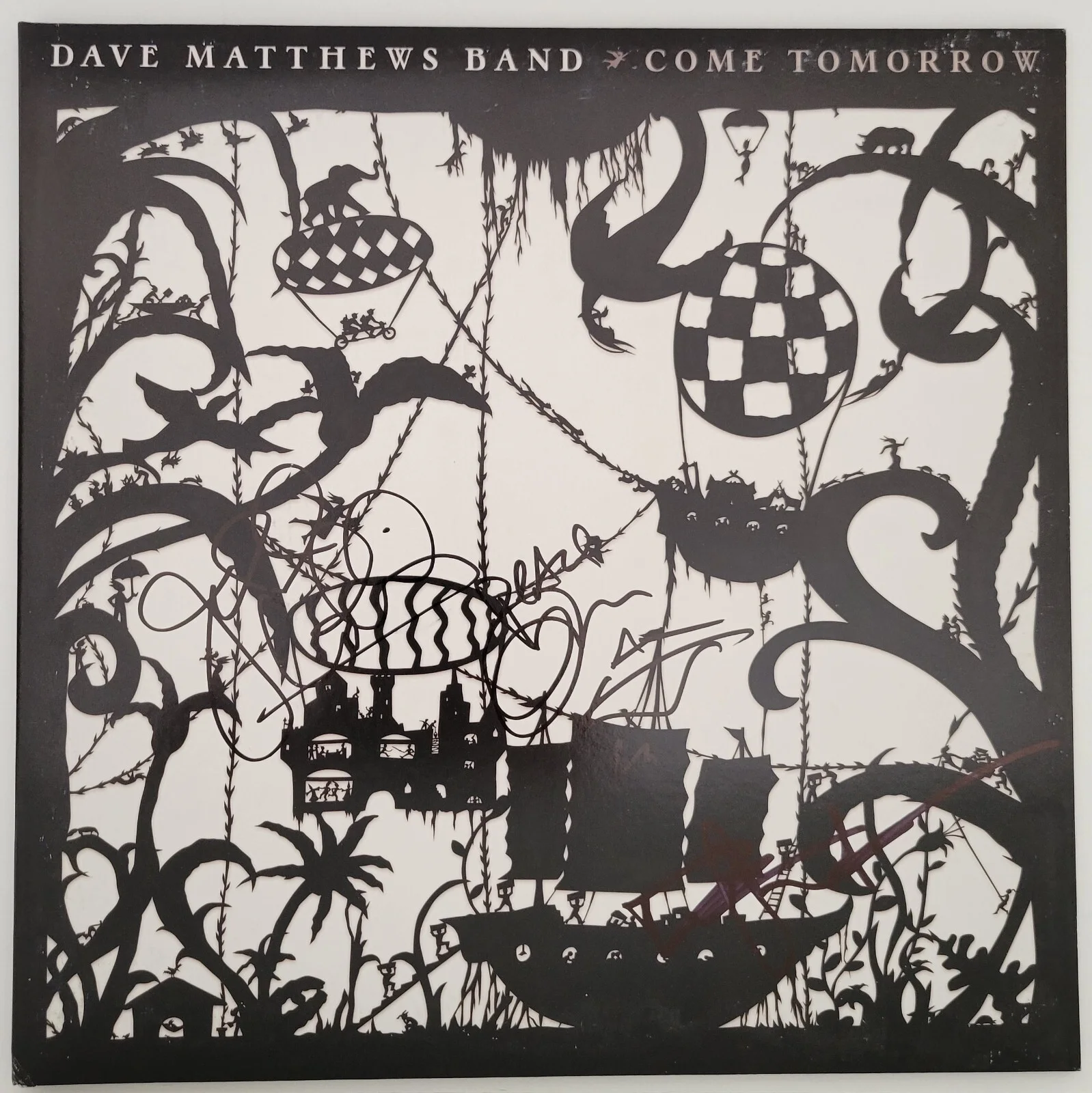 Dave Matthews signed Come Tomorrow album vinyl LP COA exact proof autographed, изображение 3