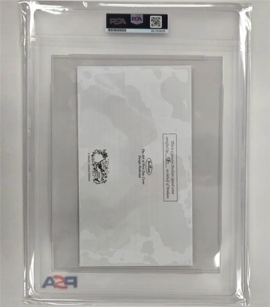 Phil Collins signed Comic Heritage Official Envelope autograph PSA/DNA (Slab), image 4