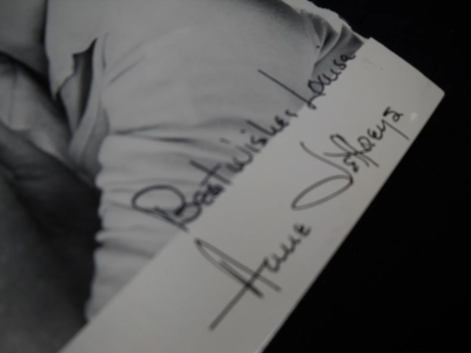 Anne Jeffreys — 5X7 Post Card Autographed Signed Photo Anne Jeffreys TOPPER Dated April 1,1980, image 3