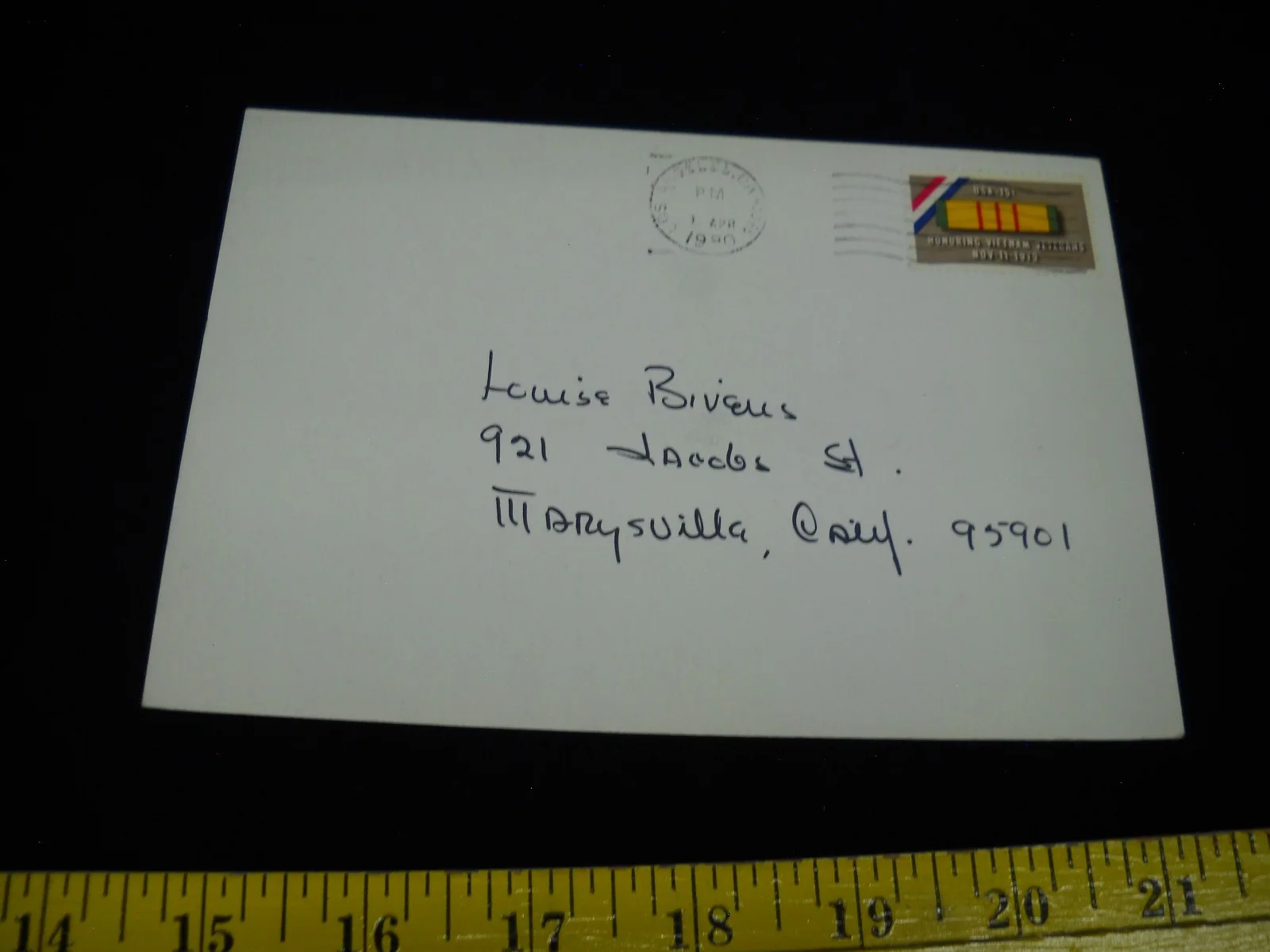 Anne Jeffreys — 5X7 Post Card Autographed Signed Photo Anne Jeffreys TOPPER Dated April 1,1980, image 4