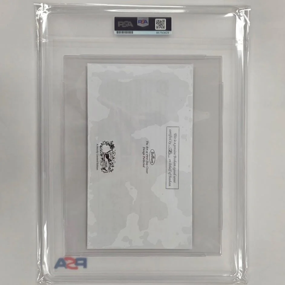 Phil Collins signed Comic Heritage Official Envelope autograph PSA/DNA (Slab), image 4