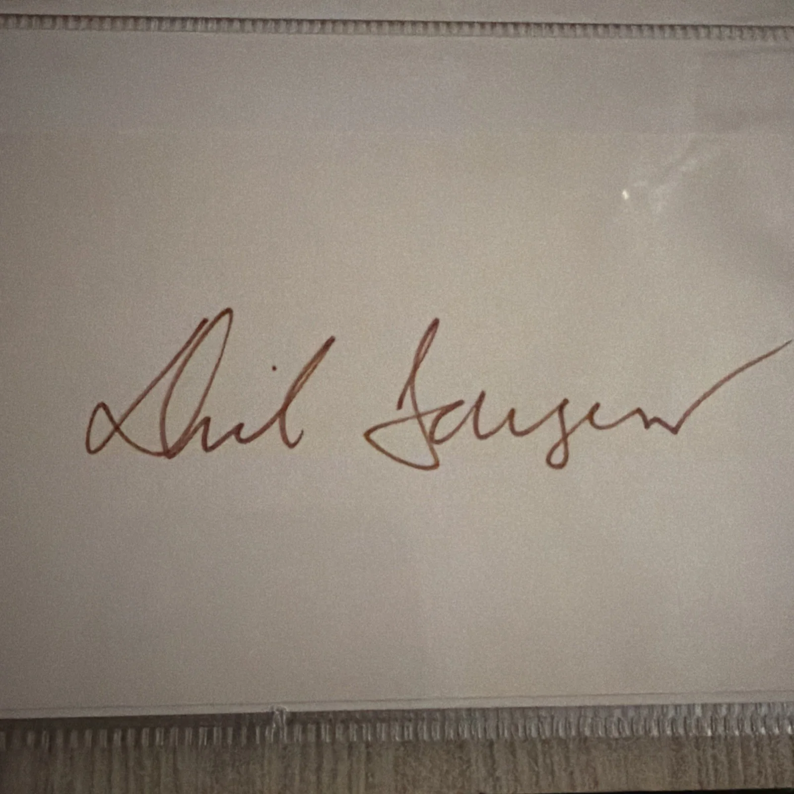 Dick Sargent Signed Index Card 4x6 Autograph Bewitched Actor, image 2