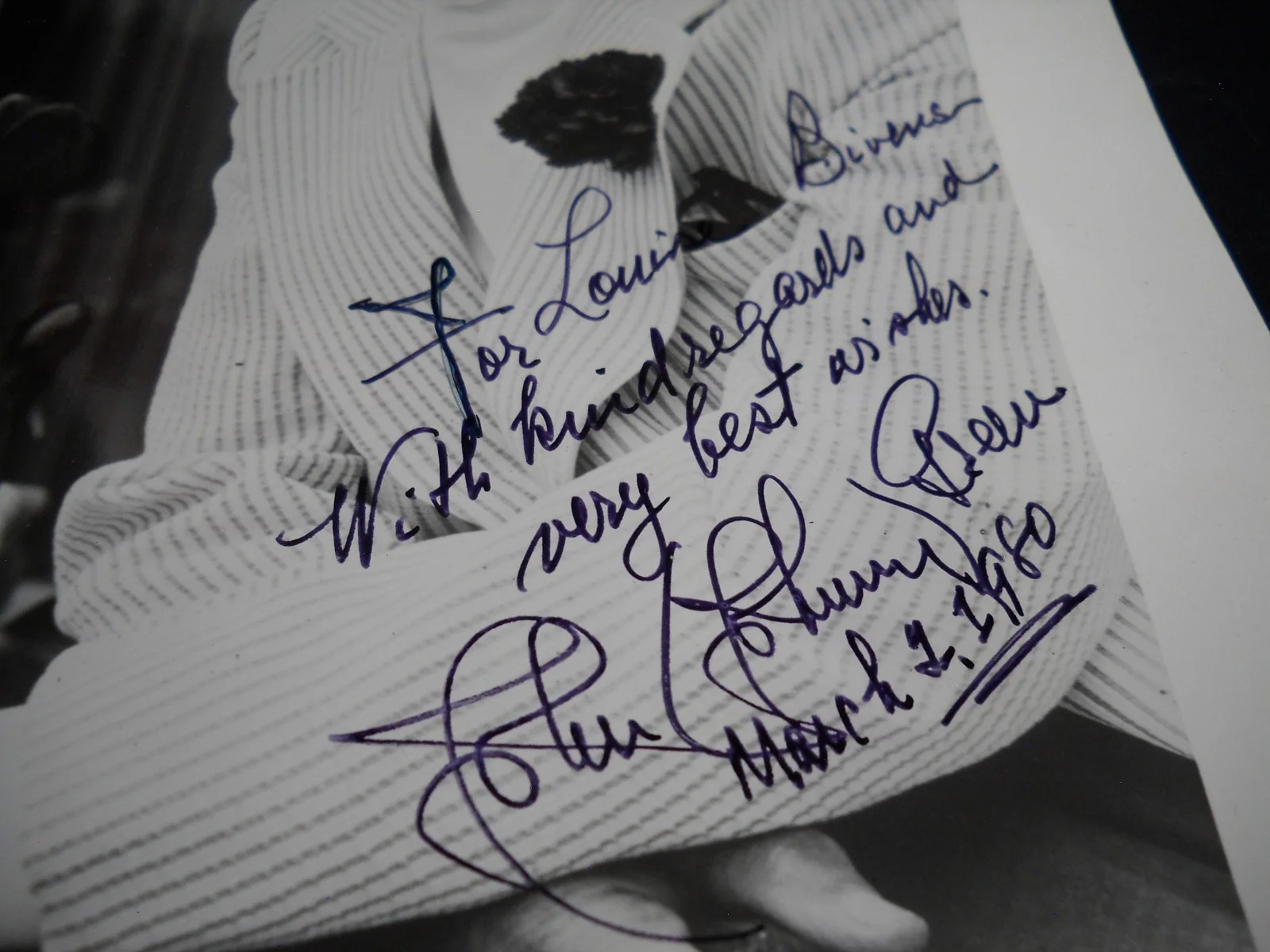 John Green — Autographed Publicity Photo John Green Dated March 2-1980 Composer Conductor, изображение 3