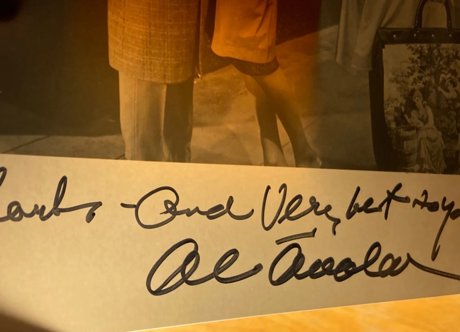 Hand SIGNED Al Avalon 8x10 Photo (w/ Audrey Hepburn) Breakfast at Tiffany's, изображение 4