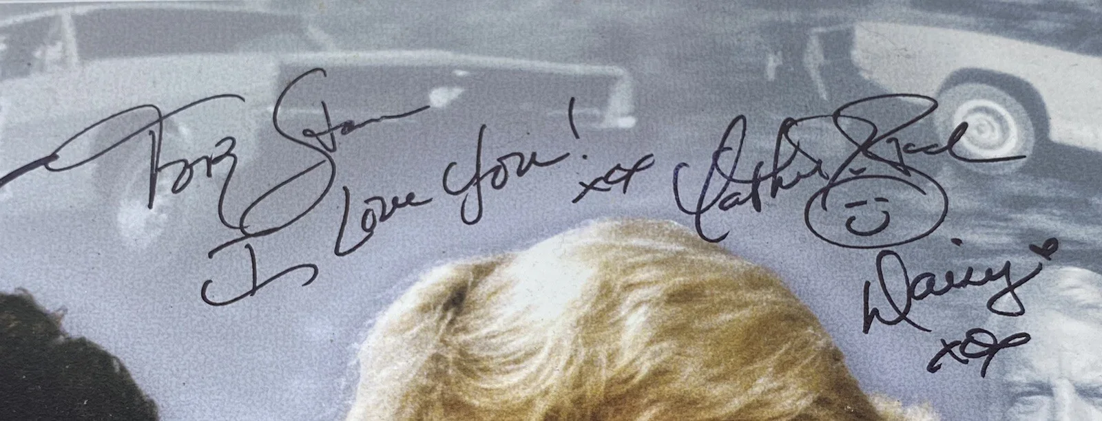 Catherine Bach, Tom Wopat, John Schneider, Ben Jones — DUKES OF HAZZARD Signed x4 Metal Sign Bach Wopat Schneider Jones Autograph JSA, изображение 4
