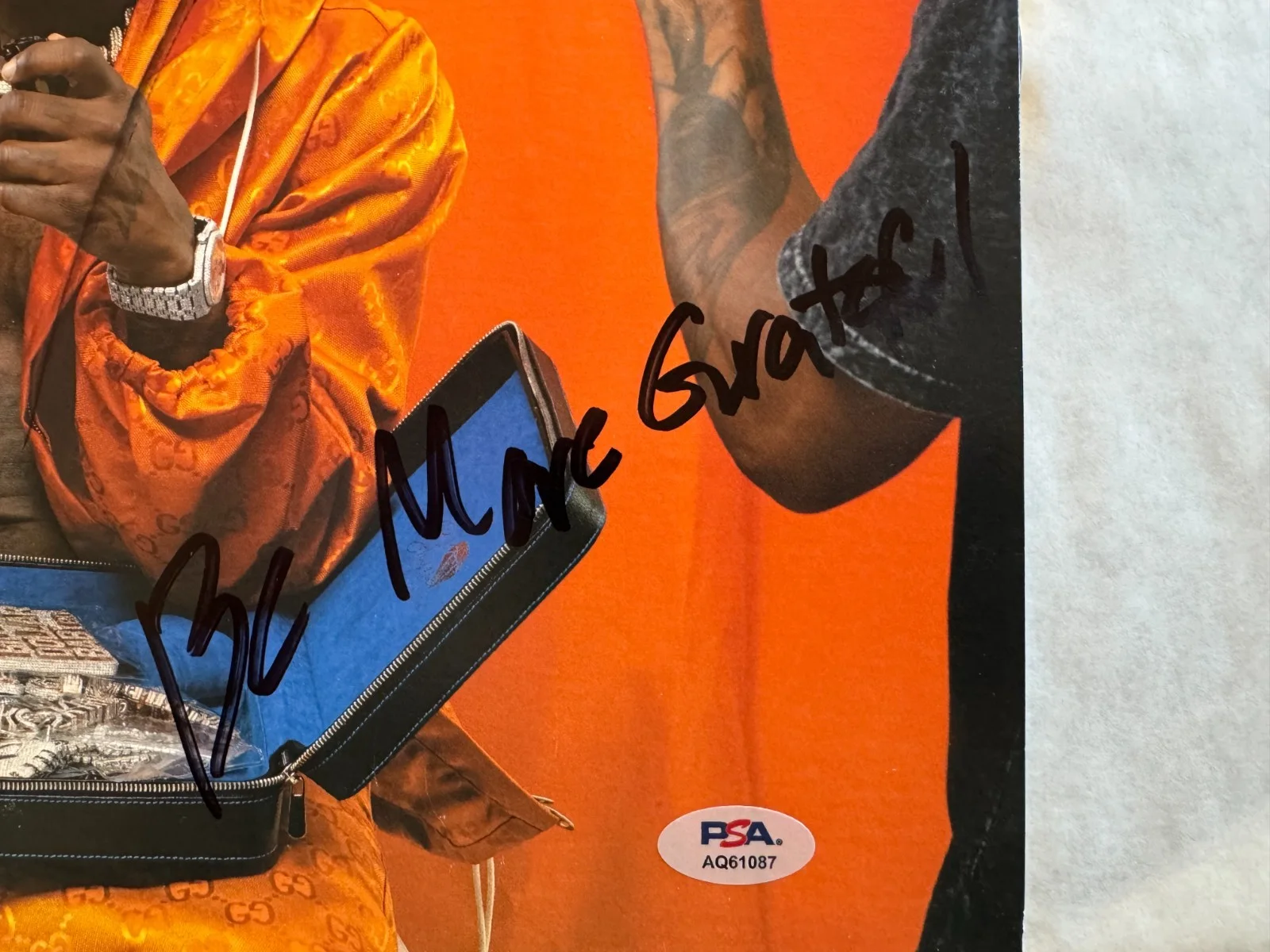 DA BABY Signed Autographed BLAME IT ON BABY Vinyl LP PSA/DNA COA w/ Inscription, image 2