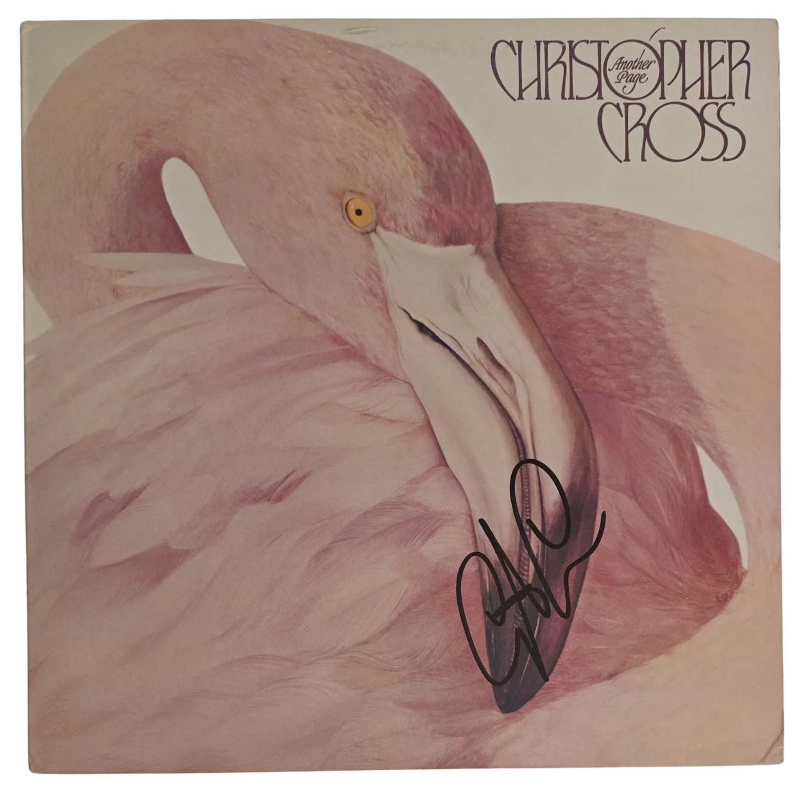Christopher Cross Signed Another Page Album COA Proof Autographed Vinyl Record, image 3